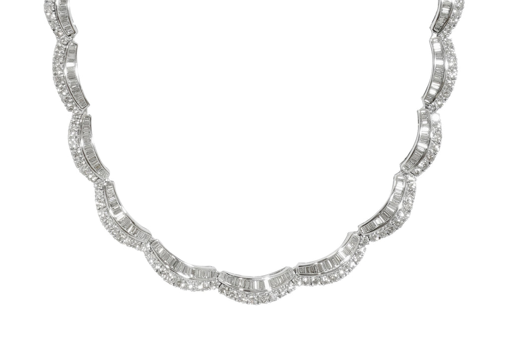 Diamond Pt900ダイヤモンドネックレス (NO.62217)