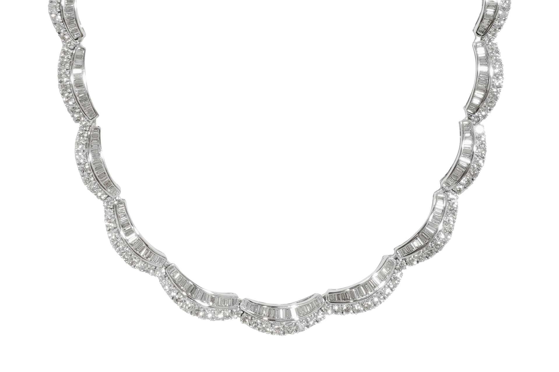 Diamond Pt900ダイヤモンドネックレス (NO.62217)