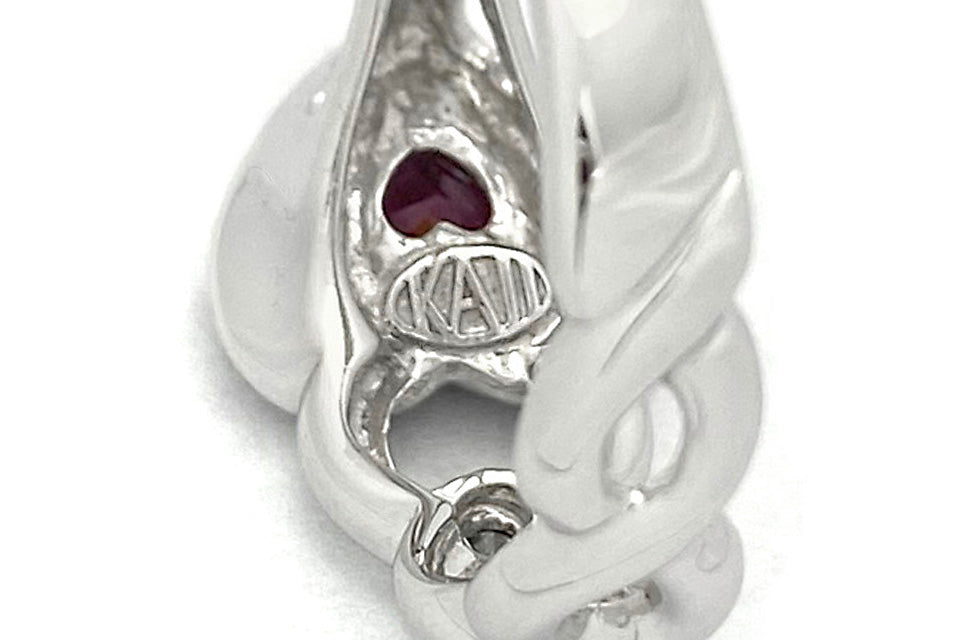 【梶光夫】K18WGピンクトルマリン ダイヤモンドリング(No.62297-B)