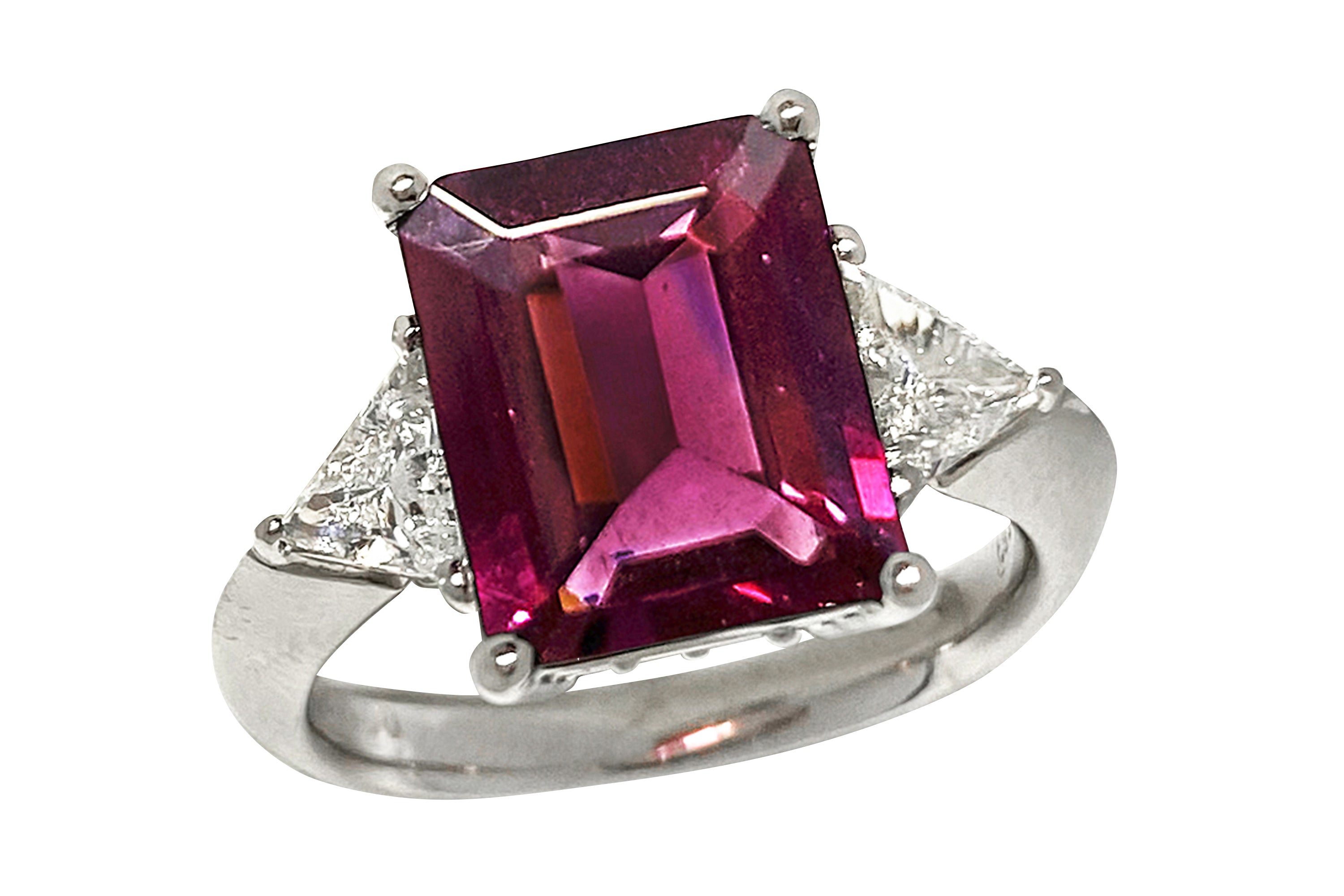 Garnet Pt900ガーネット ダイヤモンドリング (NO.62552) – JEX宝石