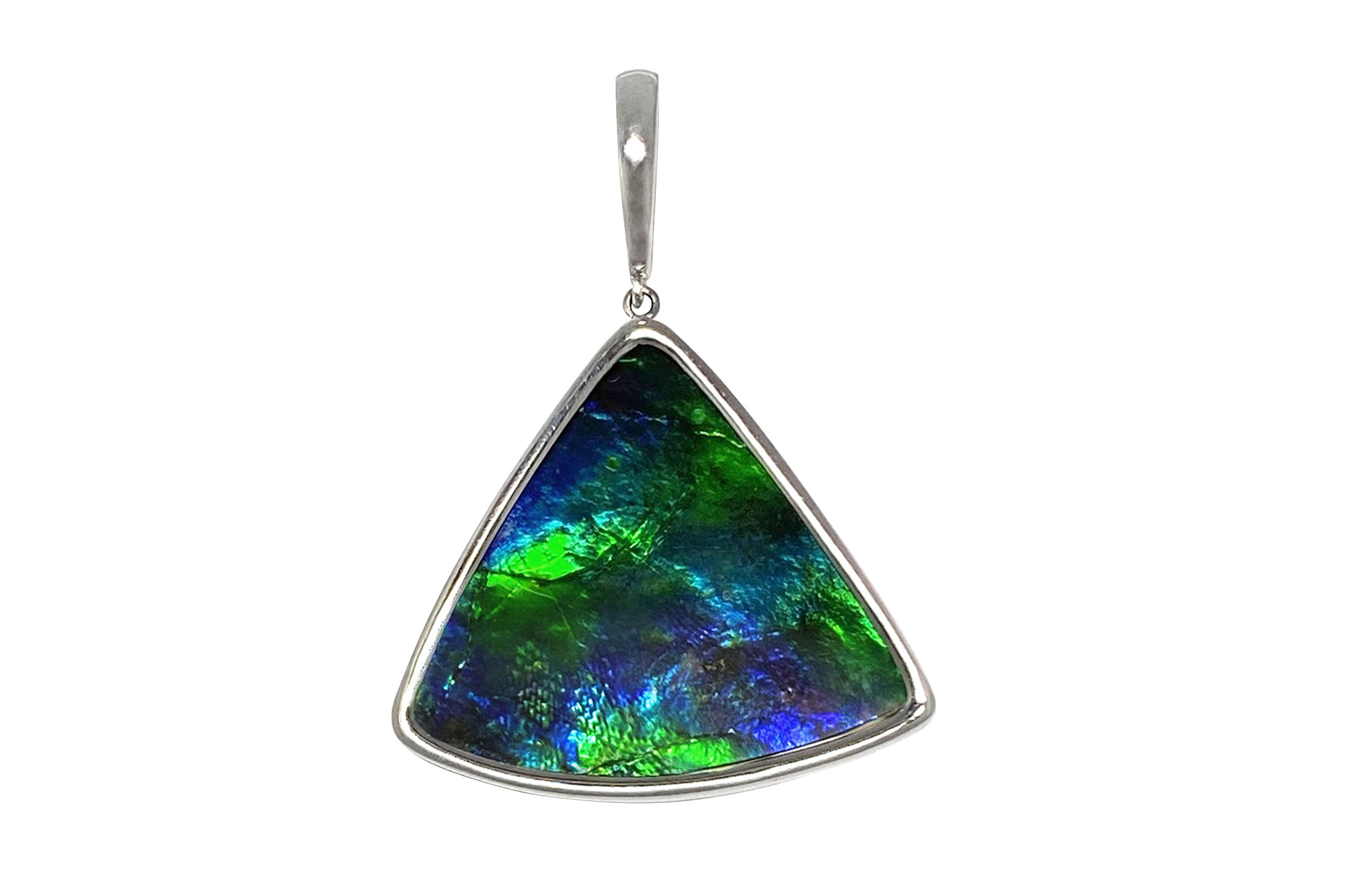 Ammolite K18WGアンモライトペントップ (NO.62581) – JEX宝石