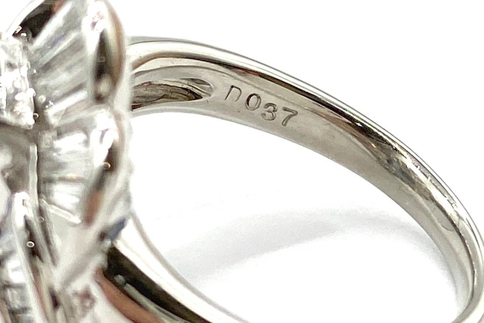 Tanzanite Pt900タンザナイト ダイヤモンドリング (NO.48559)