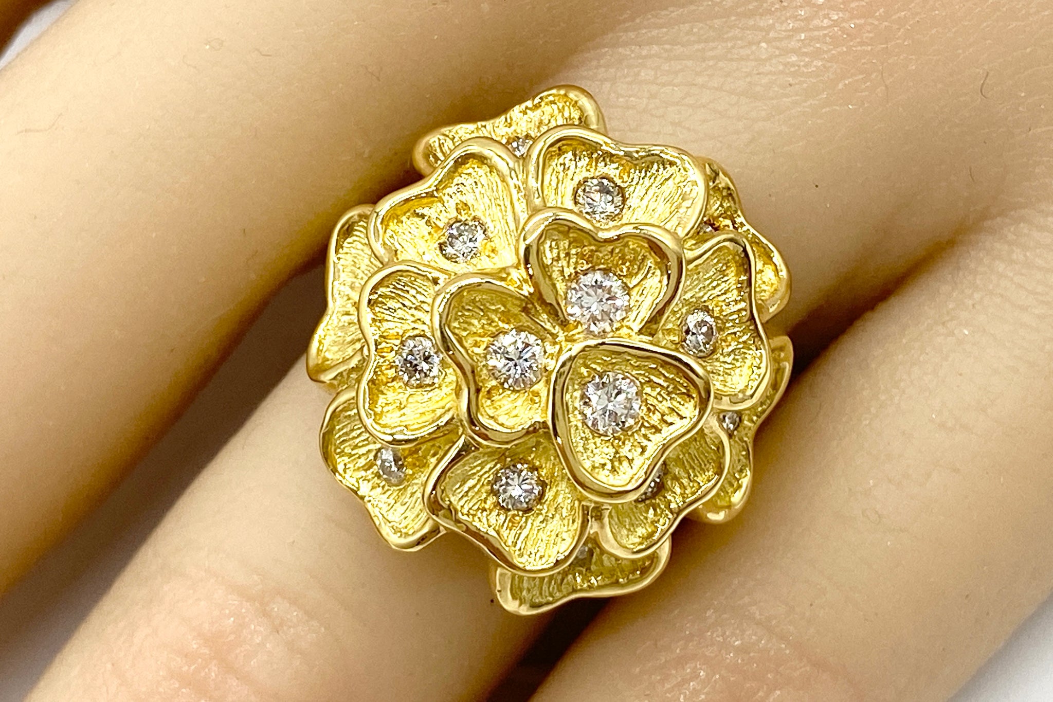 Diamond　K18ダイヤモンドリング  (NO.128232)