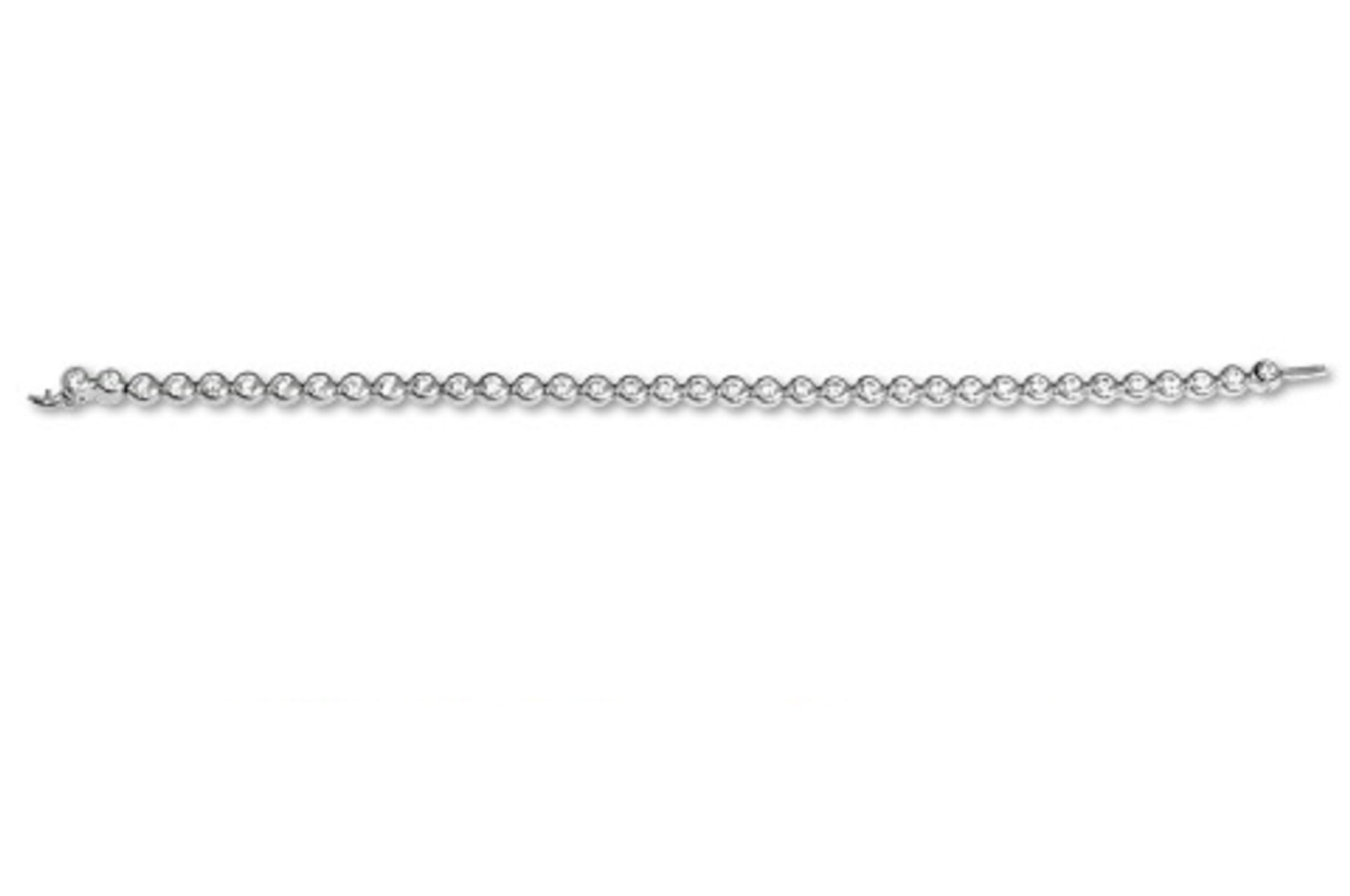 ティファニー PT950 ダイヤ ブレスレット 16.5cm