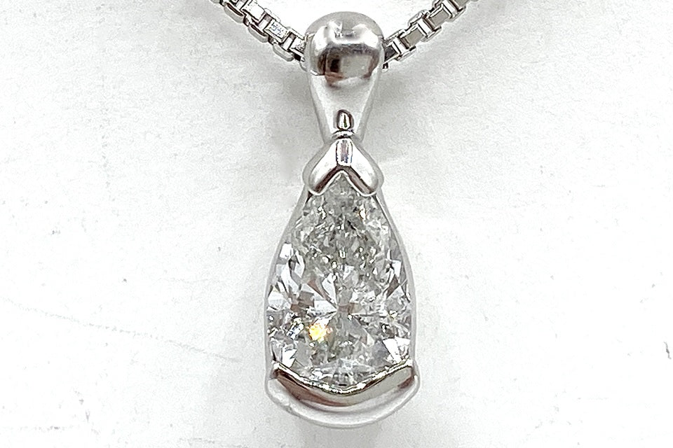 Diamond Pt850ダイヤモンドペンダント(No.123636)