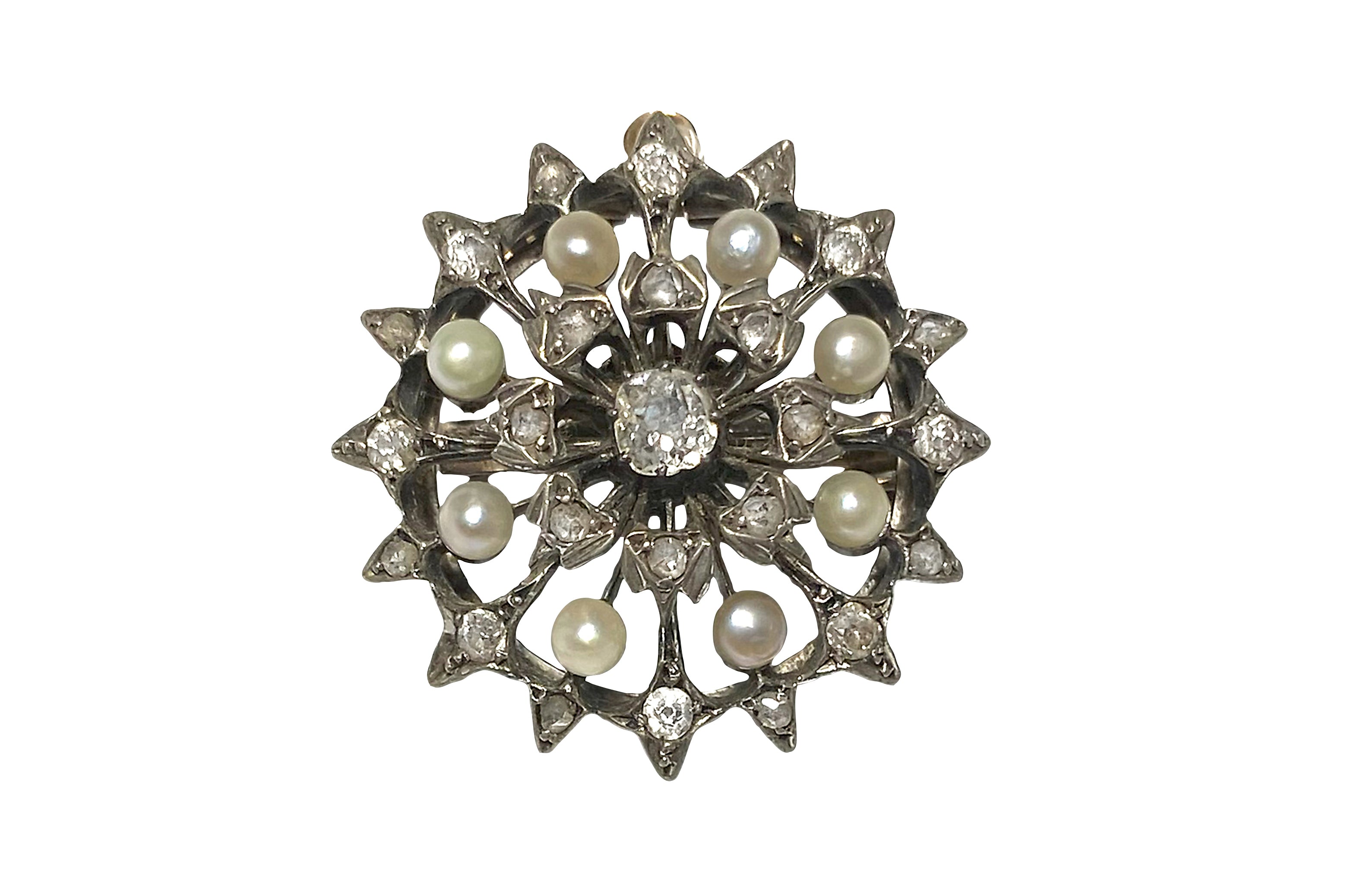 Antique【アンティーク】YG/SVパールブローチ (NO.124765) – JEX