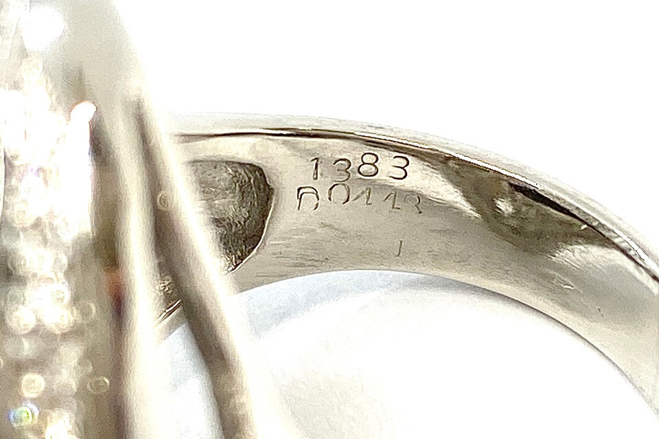 Boulder Opal Pt900ボルダーオパール ダイヤモンドリング (NO.127631)
