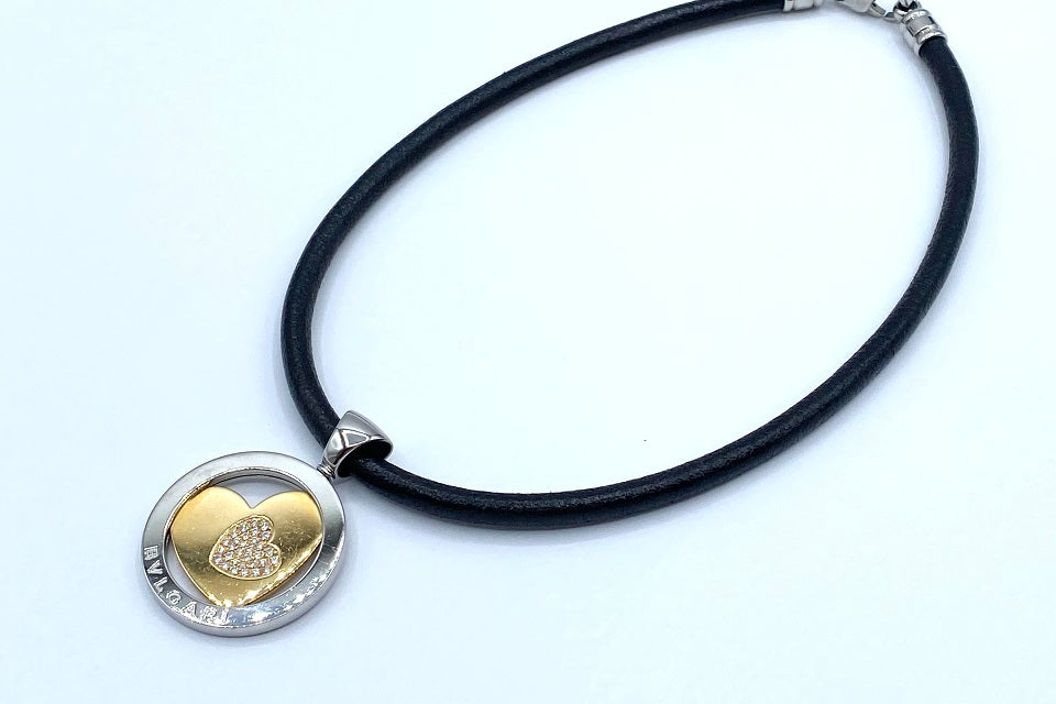 BVLGARI【ブルガリ】SS/K18ダイヤモンドネックレス (NO.127661)