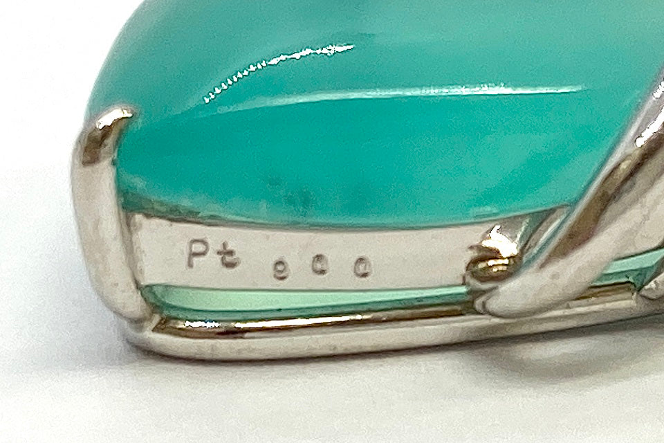 Common Opal Pt900コモンオパール ダイヤモンドペントップ (NO.127693)