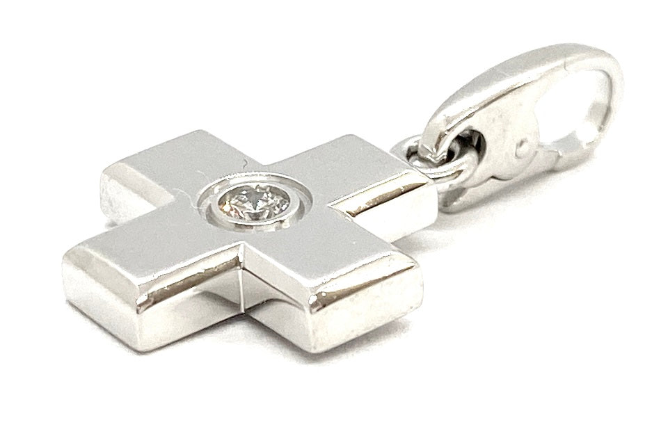 Cartier 【カルティエ】K18WGダイヤモンドチャーム(NO.127777) – JEX