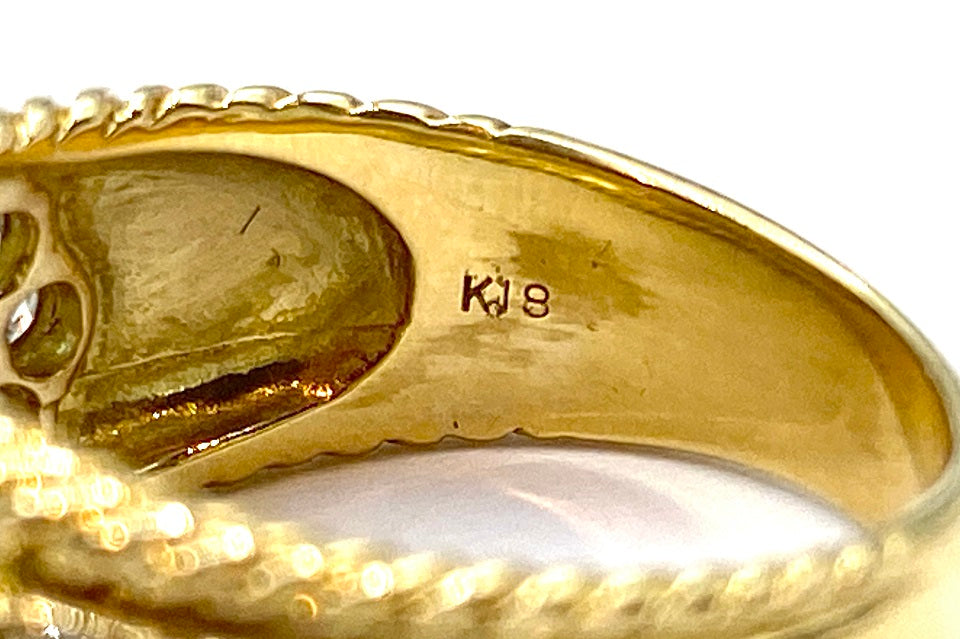 Diamond K18ダイヤリング (NO.127879)