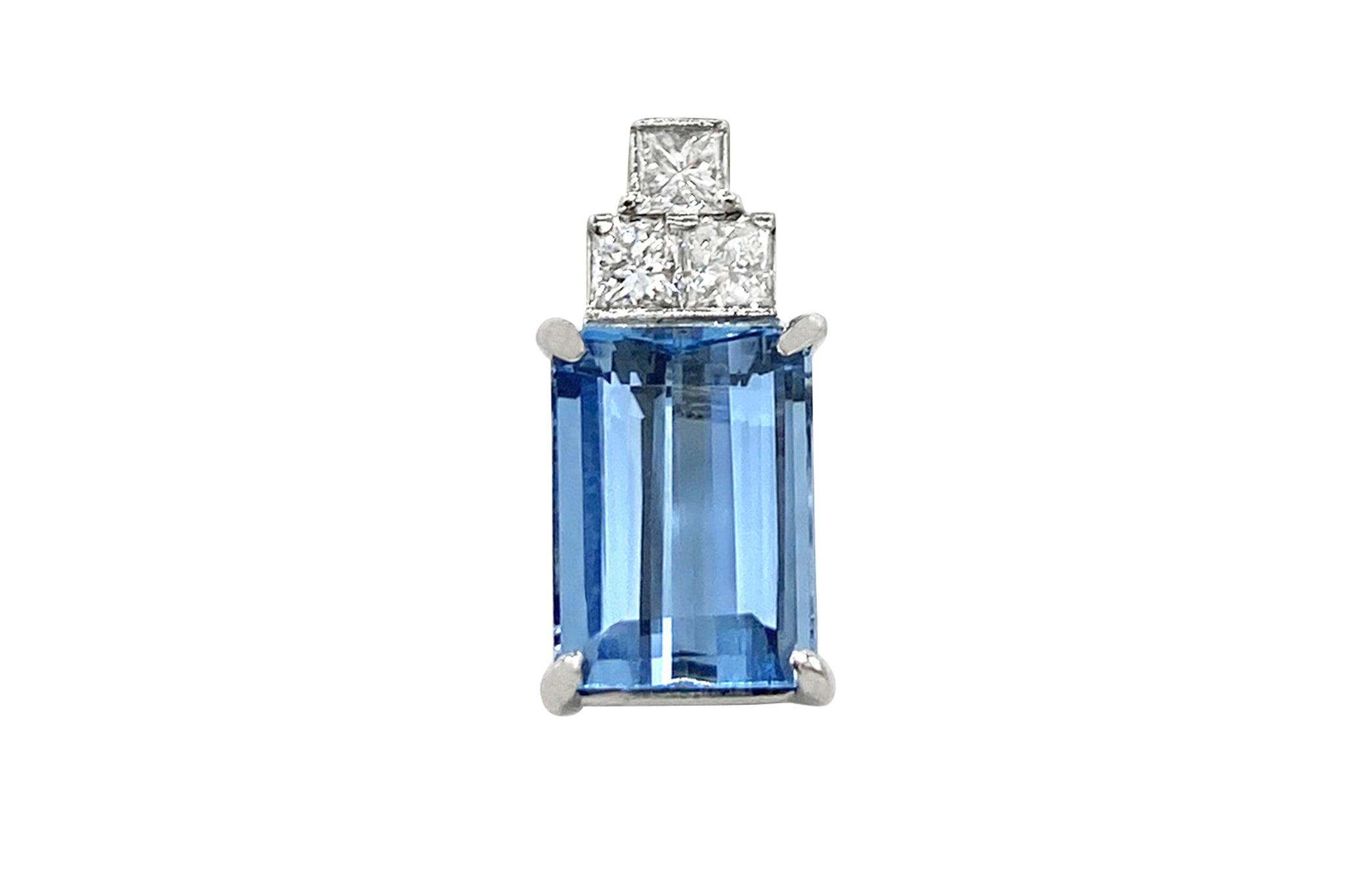 Aquamarine Pt900アクアマリン ダイヤモンドペントップ (NO.128402) – JEX宝石ギャラリーオンラインショップ