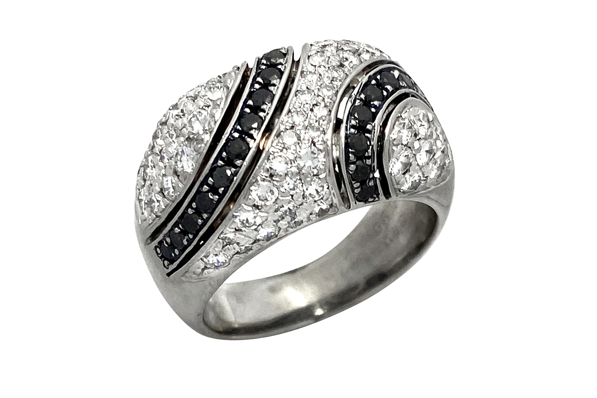 PT900ブラックダイヤモンドリング0.40ct 12号