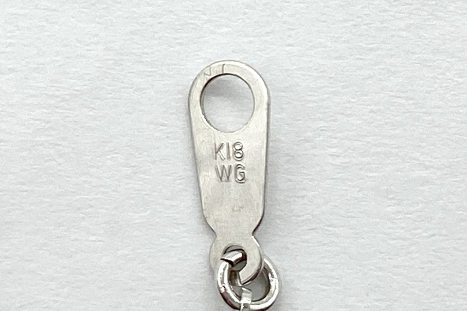 Diamond Pt900/K18WG(NC)ダイヤモンドペンダント (NO.128501)