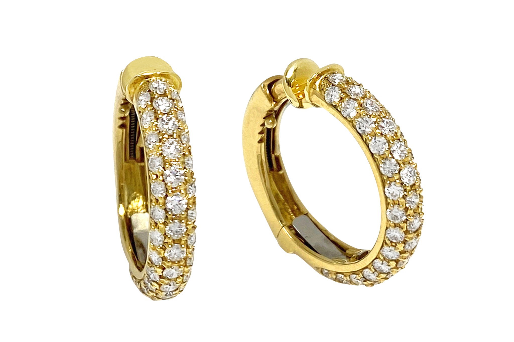 Diamond K18ダイヤモンドイヤリング (NO.128556) – JEX宝石ギャラリー