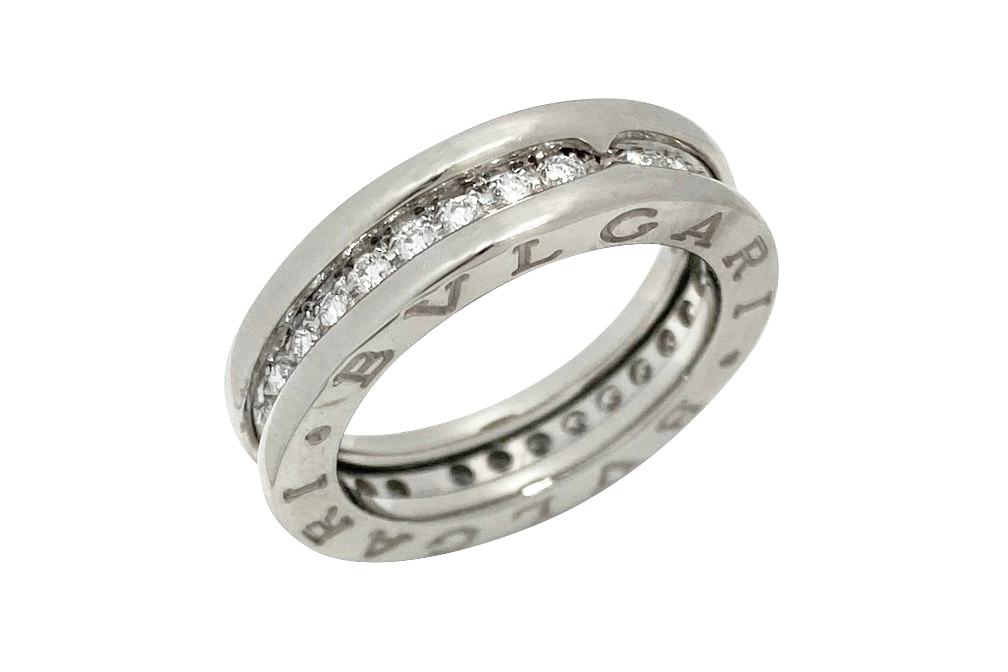 BVLGARI【ブルガリ】 K18WGダイヤモンドリング (NO.128613)