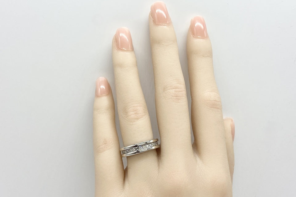 BVLGARI【ブルガリ】 K18WGダイヤモンドリング (NO.128613)
