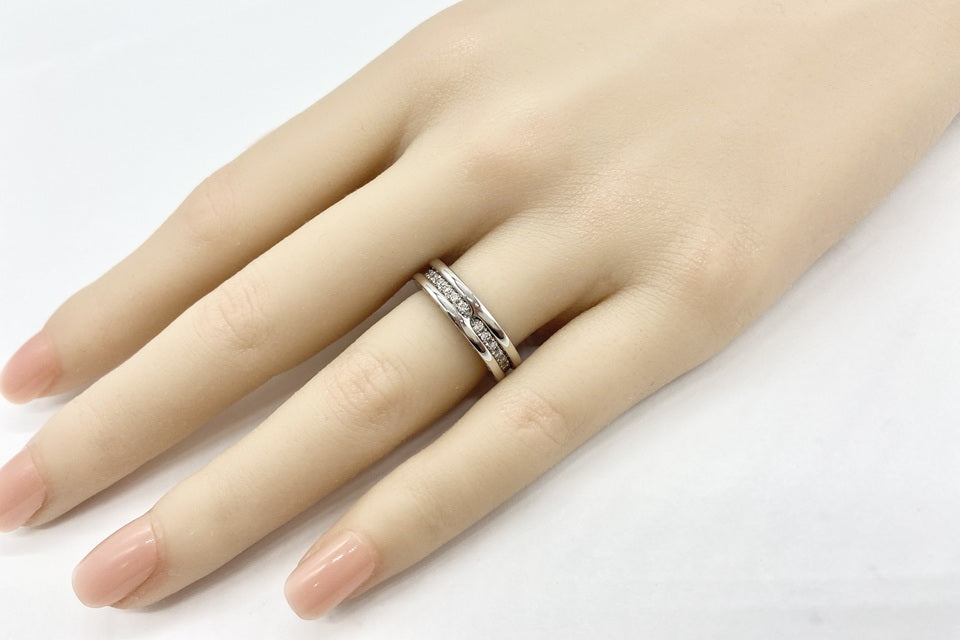 BVLGARI【ブルガリ】 K18WGダイヤモンドリング (NO.128613)