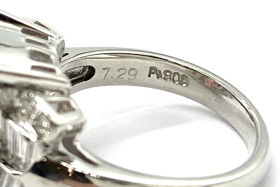 Bicolor Tourmaline Pt900バイカラートルマリン ダイヤモンドリング (NO.128708)