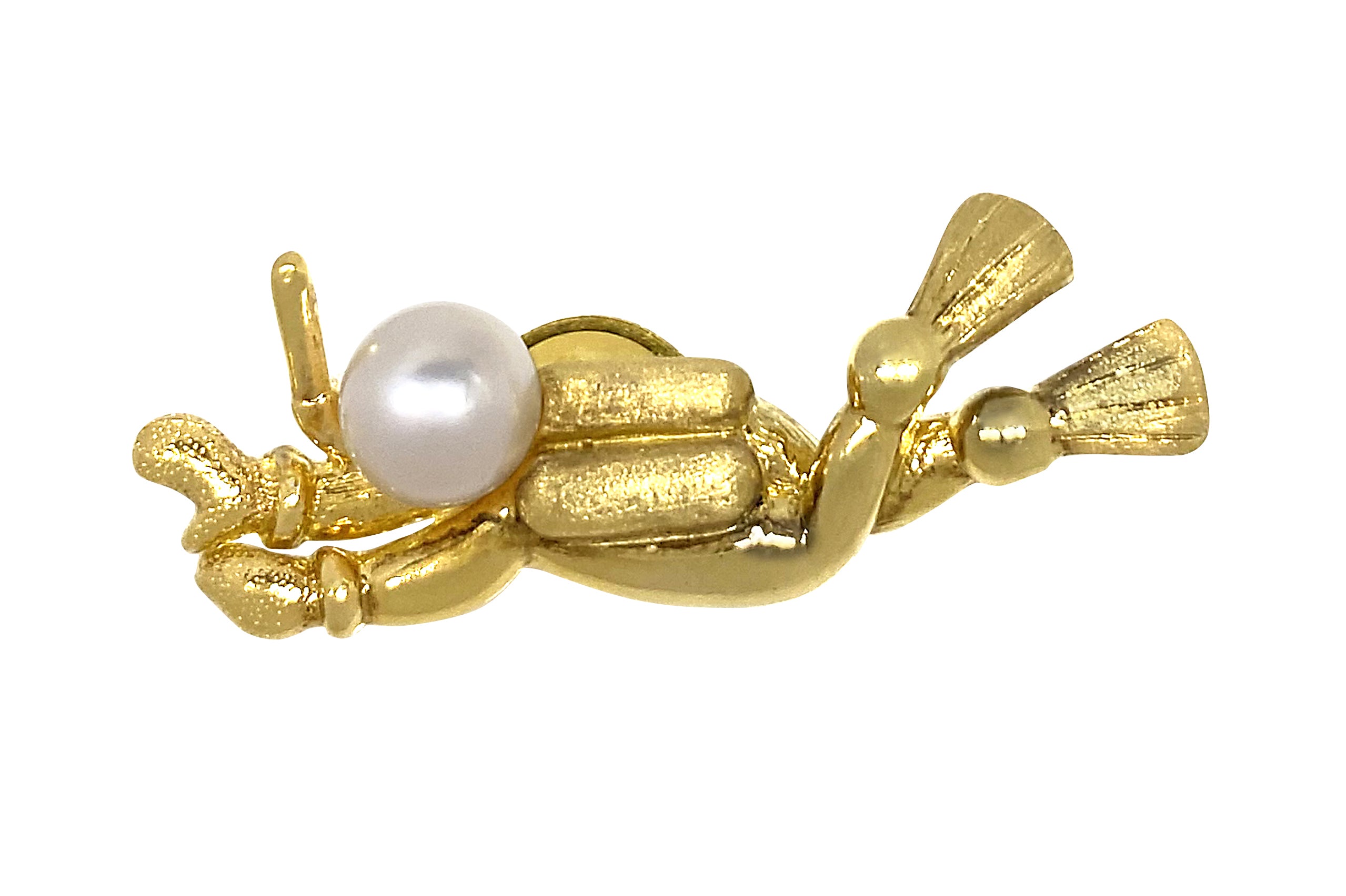 K18 パールブローチ Akoya Pearl K18アコヤパールブローチ (NO.128731) – JEX宝石