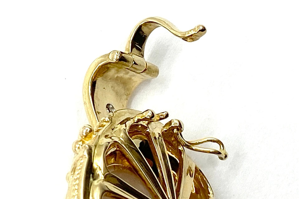 Ma Be Pearl K18マベパール ダイヤモンドペントップ (NO.128806-B)