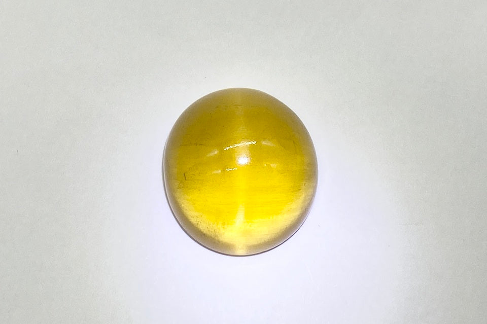 Yellow Beryl Cat’s Eyeイエローベリルキャッアイルース (NO.128812)