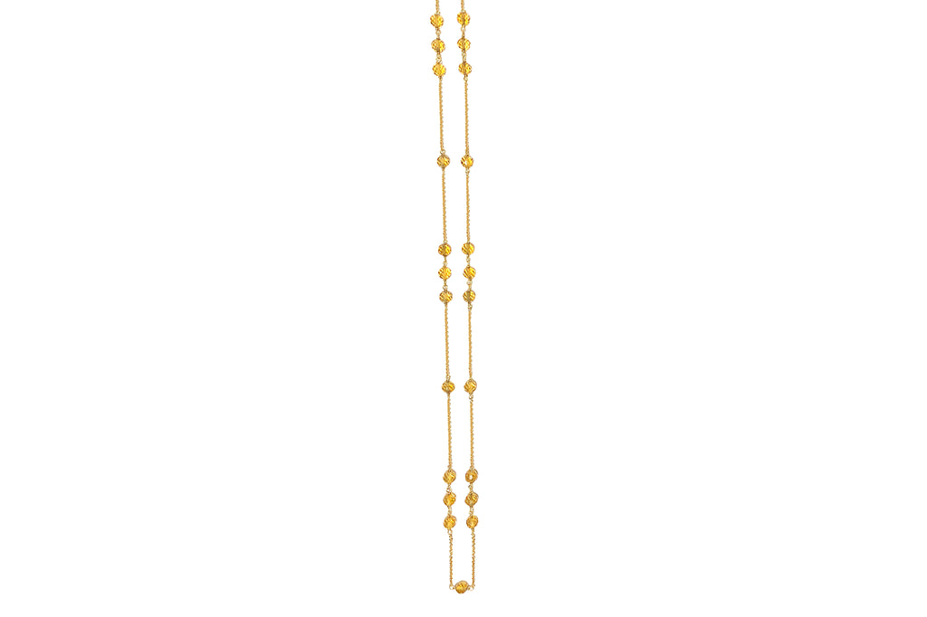 TIFFANY & CO. 【ティファニー】K18シトリンネックレス (NO.128827)