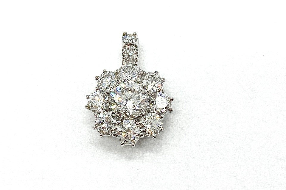 Diamond Pt900ダイヤモンドペントップ (NO.128843)