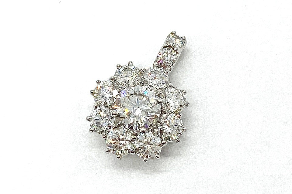 Diamond Pt900ダイヤモンドペントップ (NO.128843)
