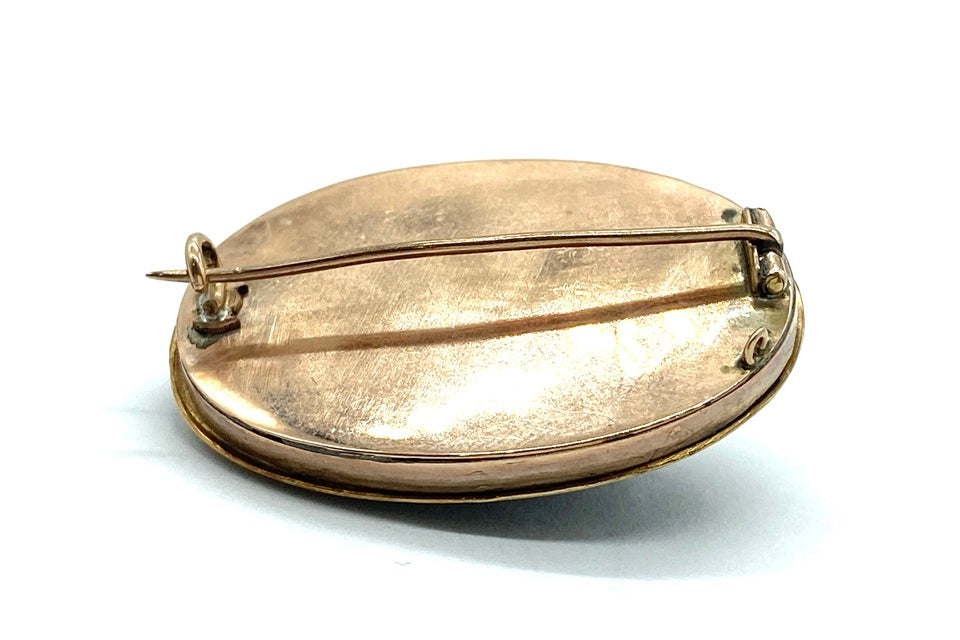 Brown Diamond K9ブラウンダイヤモンド エナメルブローチ (NO.128928)