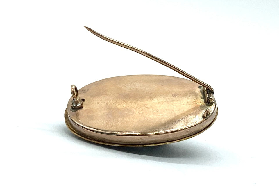 Brown Diamond K9ブラウンダイヤモンド エナメルブローチ (NO.128928)