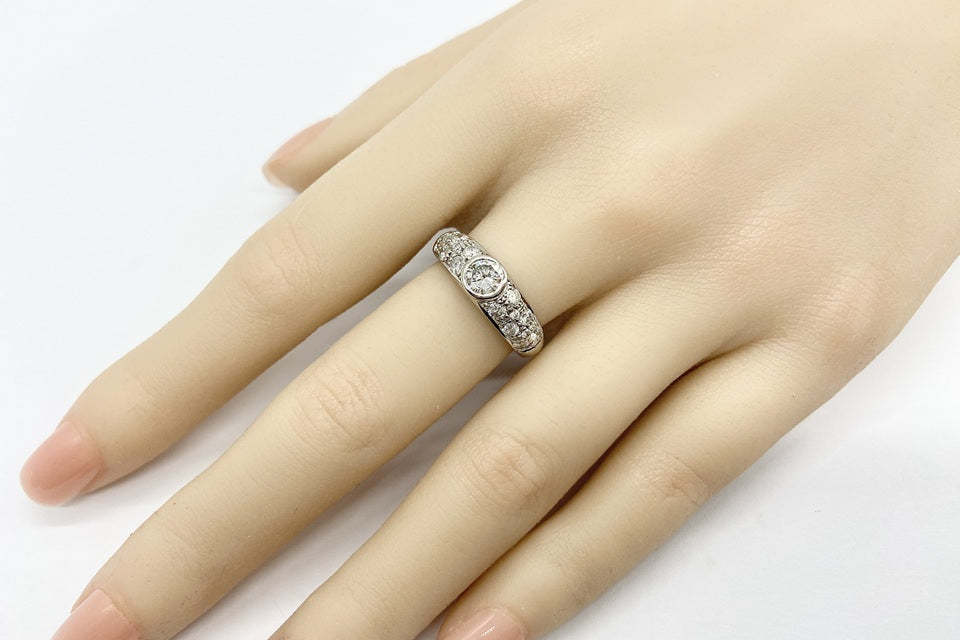 Diamond Pt900ダイヤモンドリング (NO.128953)