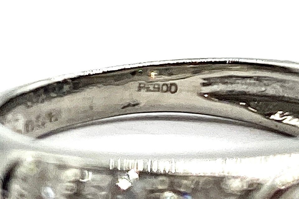 Diamond Pt900ダイヤモンドリング (NO.128953)