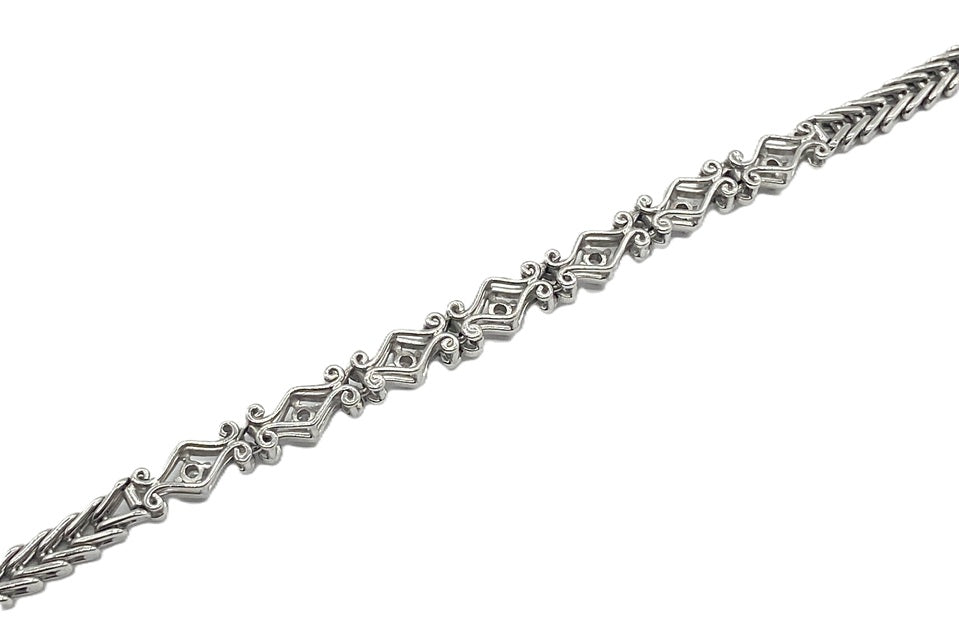 Pt900✨Wカットダイヤモンド3.03ct✨ブレスレット✨ミニ鑑別付き✨素敵