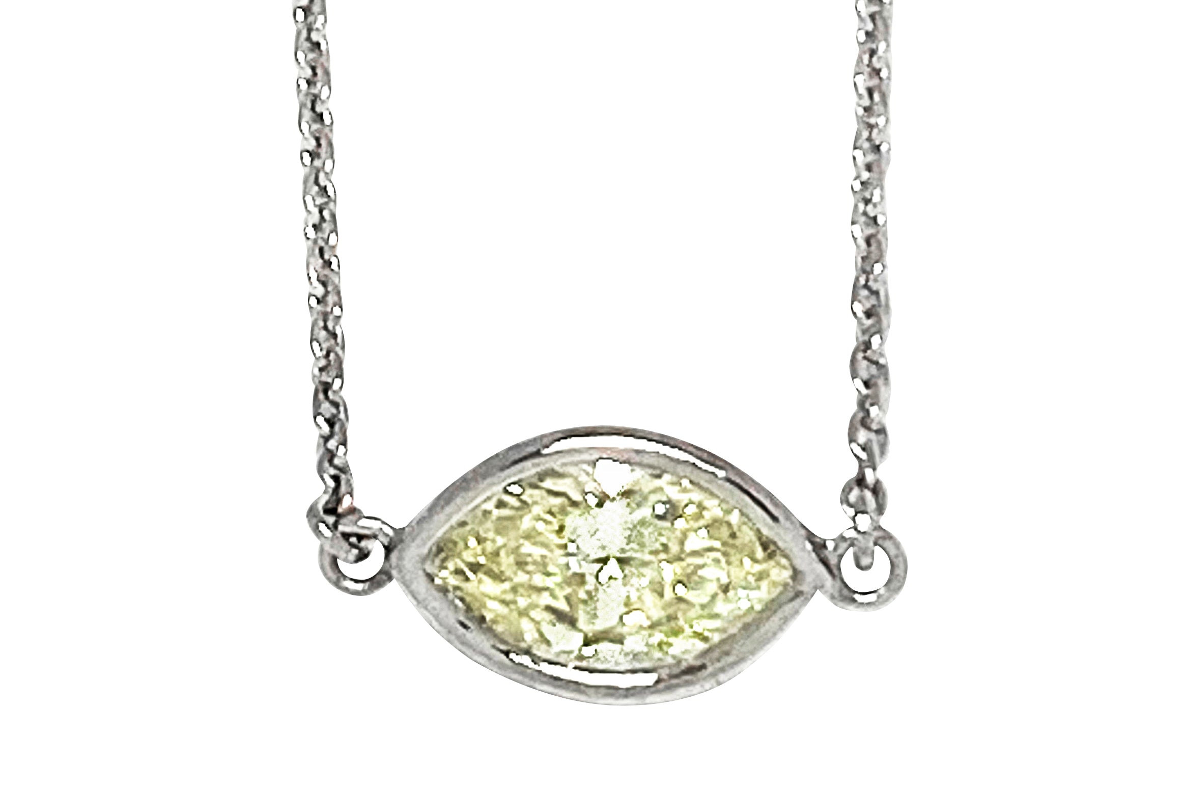 Yellow Diamond Pt900/850(NC)イエローダイヤモンドペンダント (NO