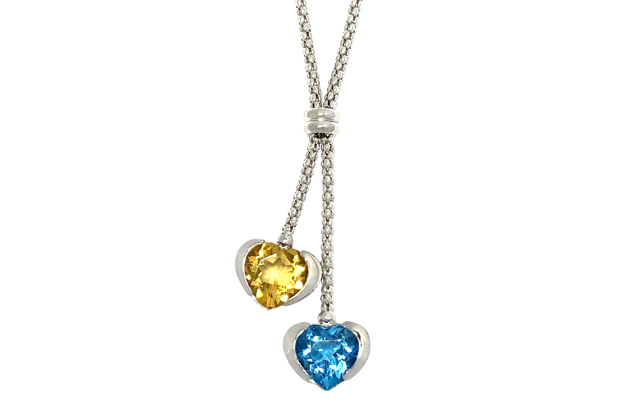 Blue Topaz K18WGブルートパーズ シトリンペンダント(NO.129366) – JEX