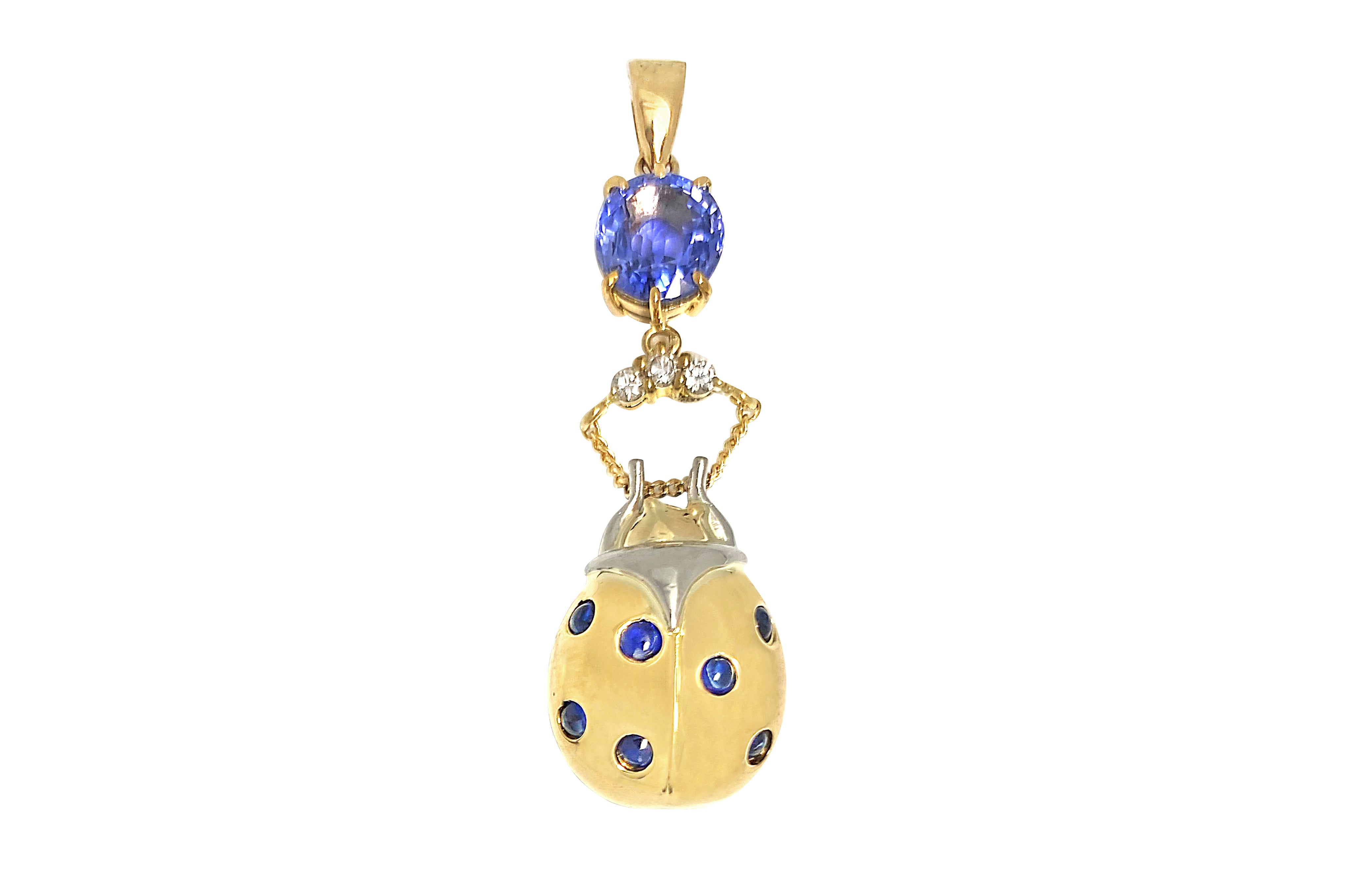 Sapphire K18サファイヤ ダイヤモンドペントップ (NO.129388) – JEX