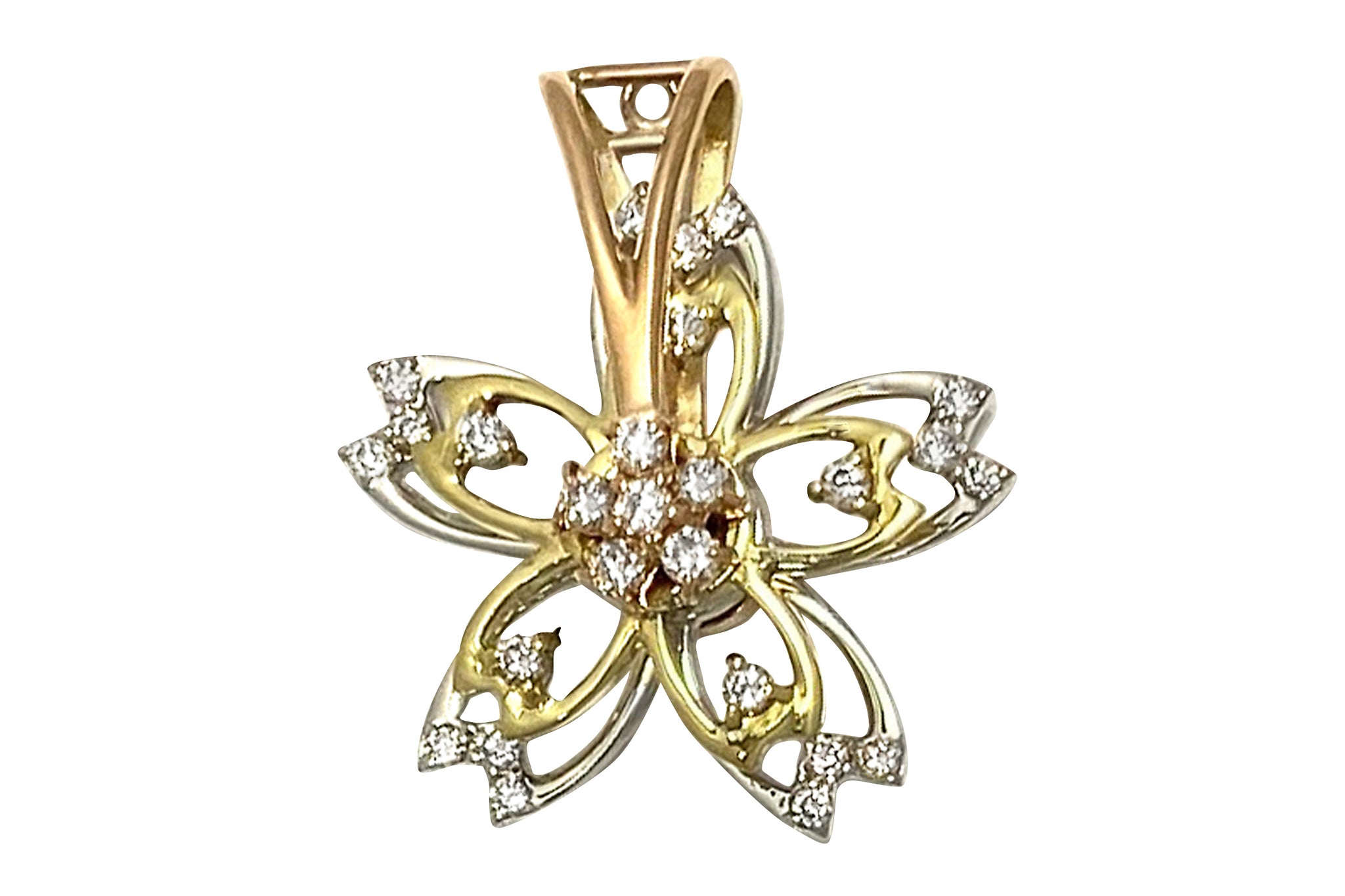Diamond K18/WG/PGダイヤモンドペントップ (NO.129389) – JEX宝石