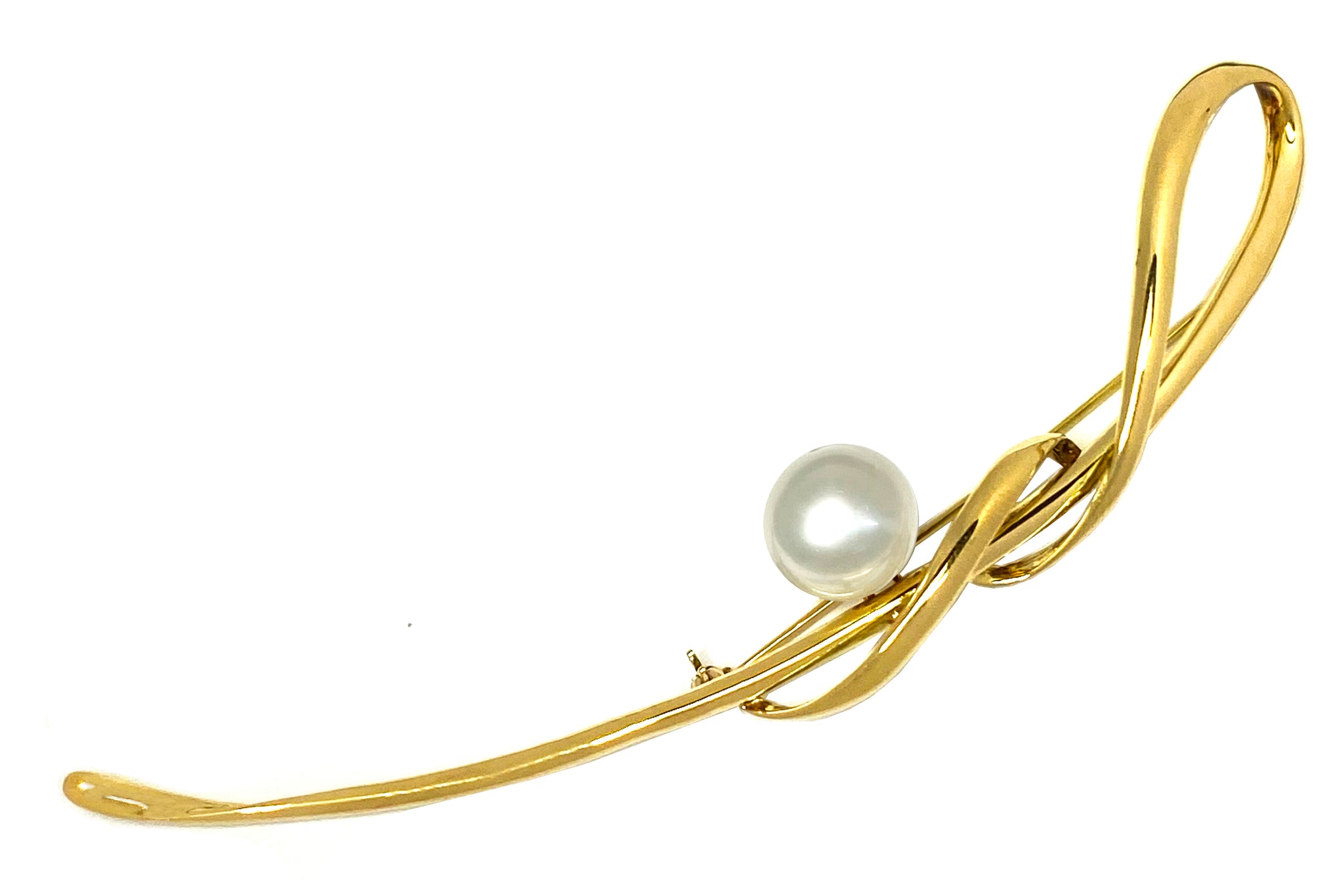 South Sea Pearl K18白蝶パールブローチ (NO.129395) – JEX宝石