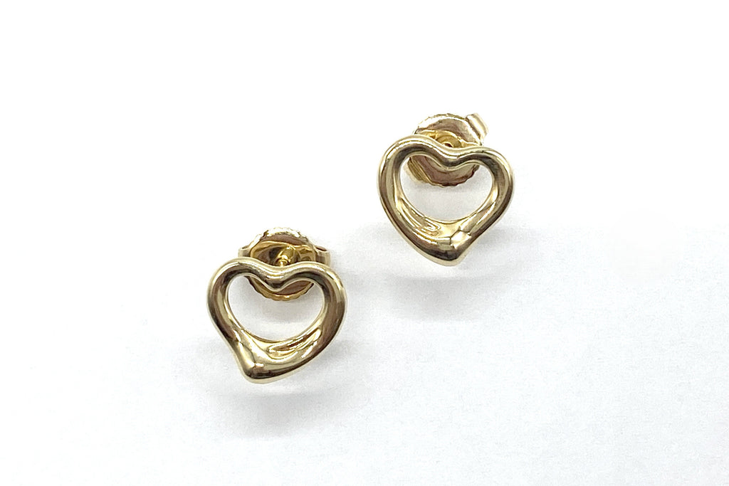 TIFFANY & CO. 【ティファニー】オープンハートK18ピアス (NO.62360