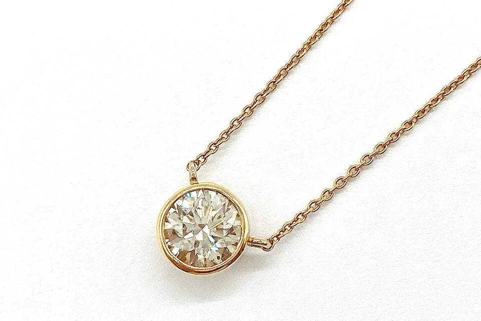 Brown Diamond K18PGブラウンダイヤモンドペンダント (NO.62507) – JEX