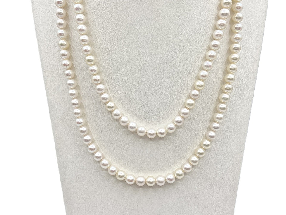 Akoya Pearl SVアコヤパールネックレス (NO.128303)