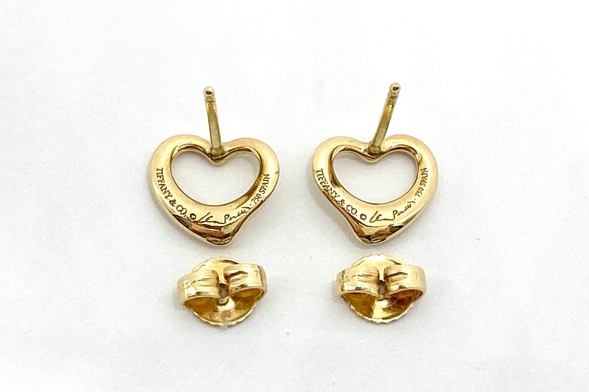 TIFFANY & CO. 【ティファニー】オープンハートK18ピアス (NO.62360