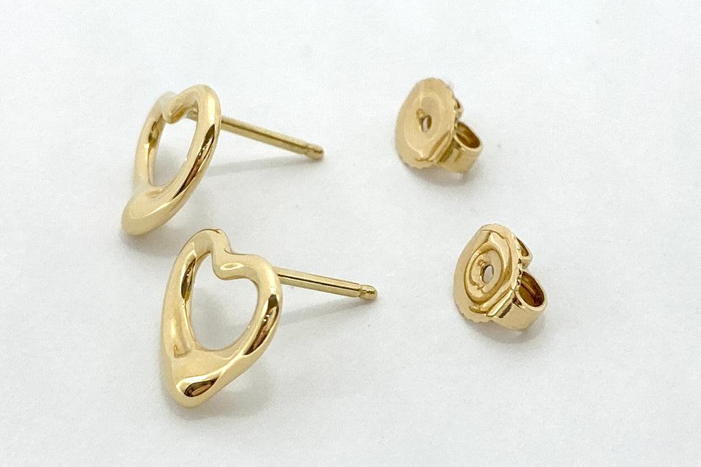 TIFFANY & CO. 【ティファニー】オープンハートK18ピアス (NO.62360