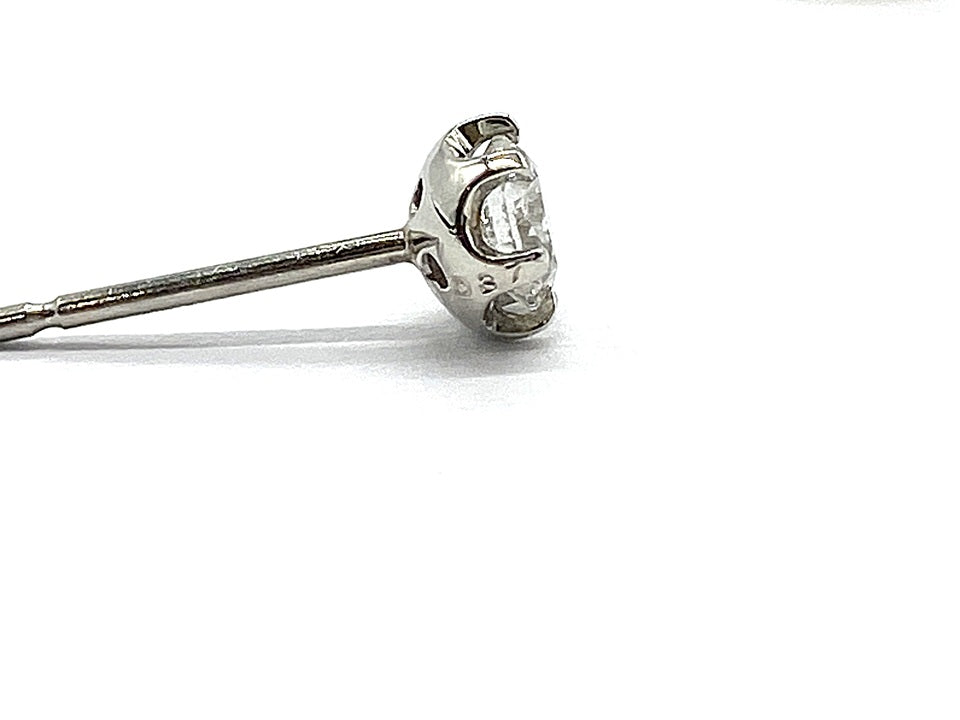 Diamond Pt900ダイヤモンドピアス (NO.128654)