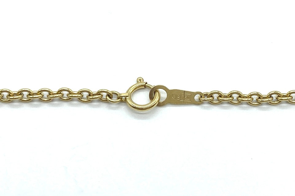 ROKUZAN 【碌山】K14PG/K18ガーネット ダイヤモンドペンダント (NO.128918-B)