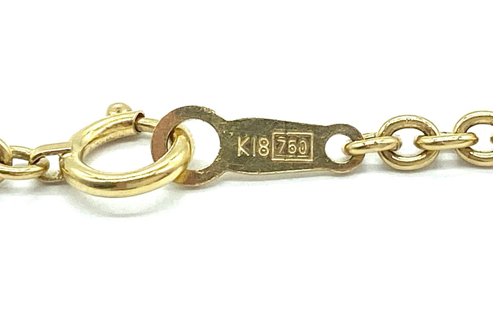 ROKUZAN 【碌山】K14PG/K18ガーネット ダイヤモンドペンダント (NO.128918-B)