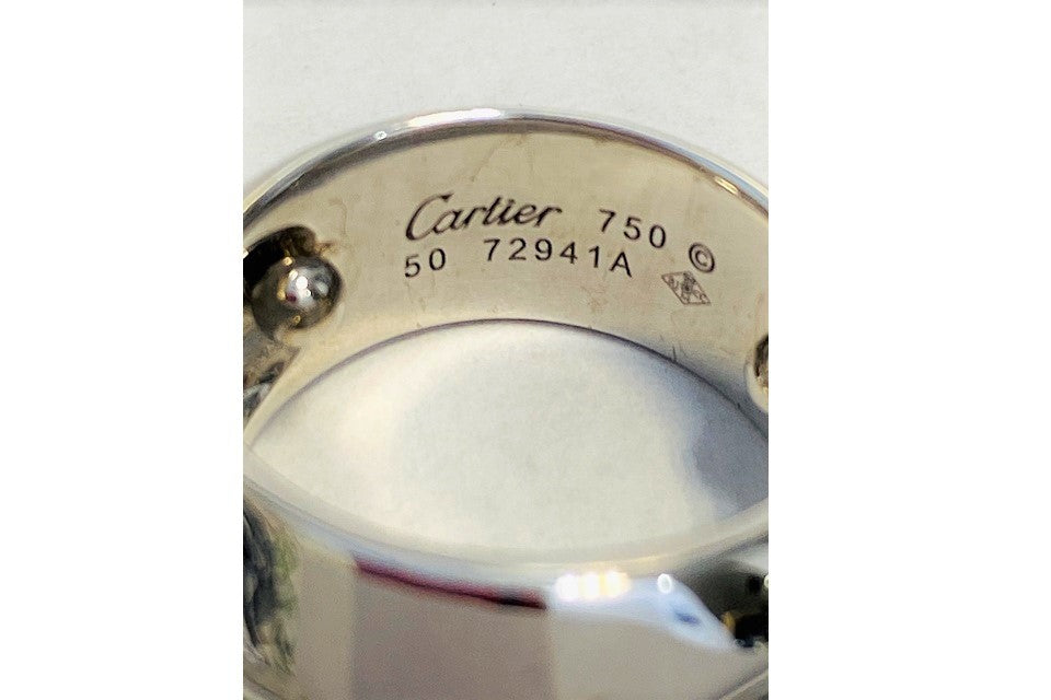 Cartier【カルティエ】K18WGダイヤモンドリング(No.304258)