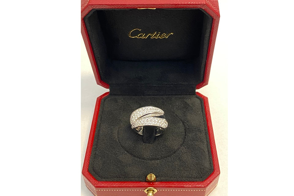 Cartier【カルティエ】K18WGダイヤモンドリング(No.304258)