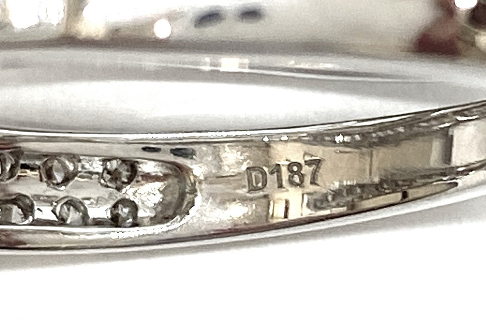 Diamond K18WGダイヤモンドリング (NO.304292)